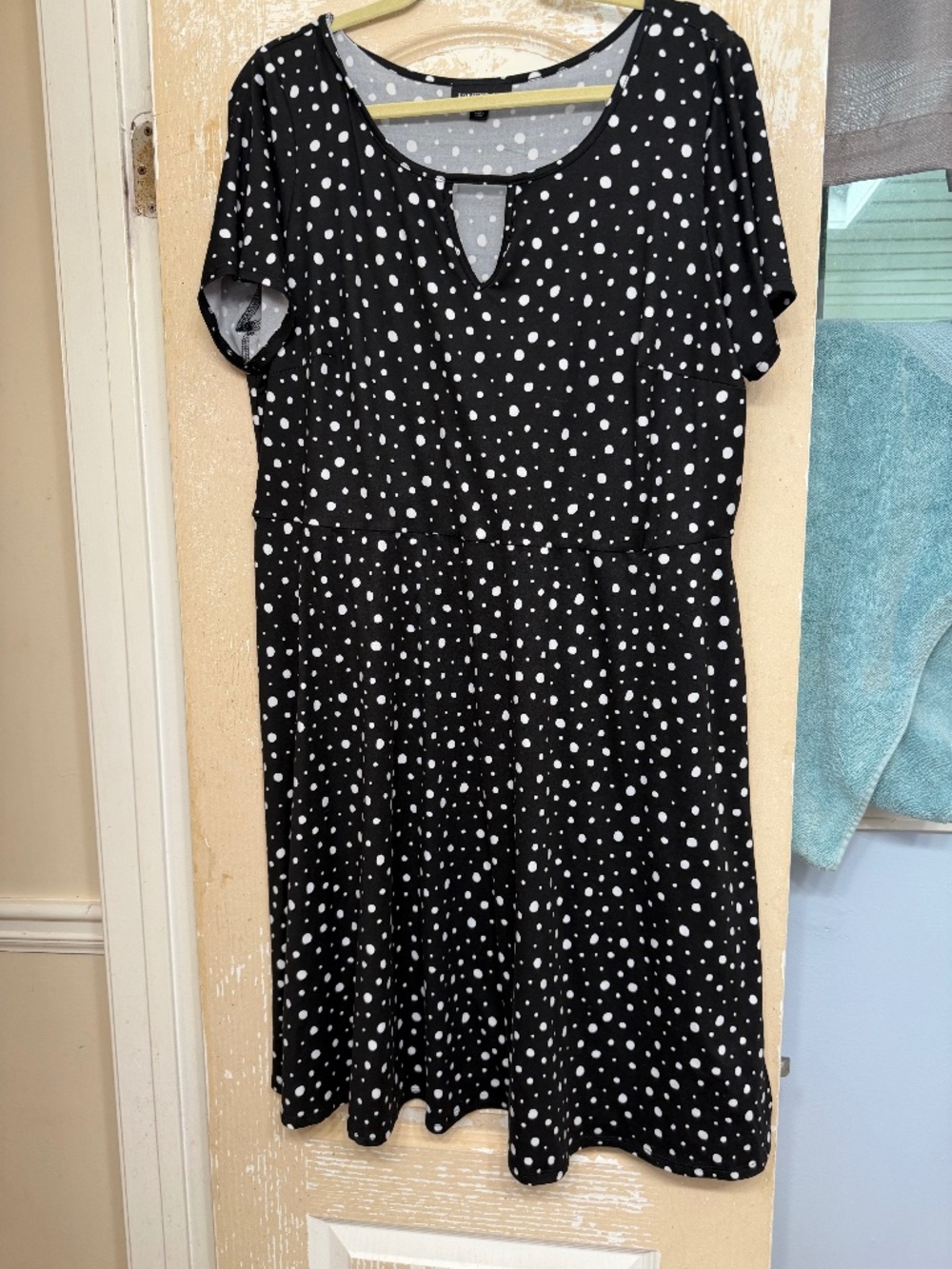 Fortune + Ivy polka dot dress 2X